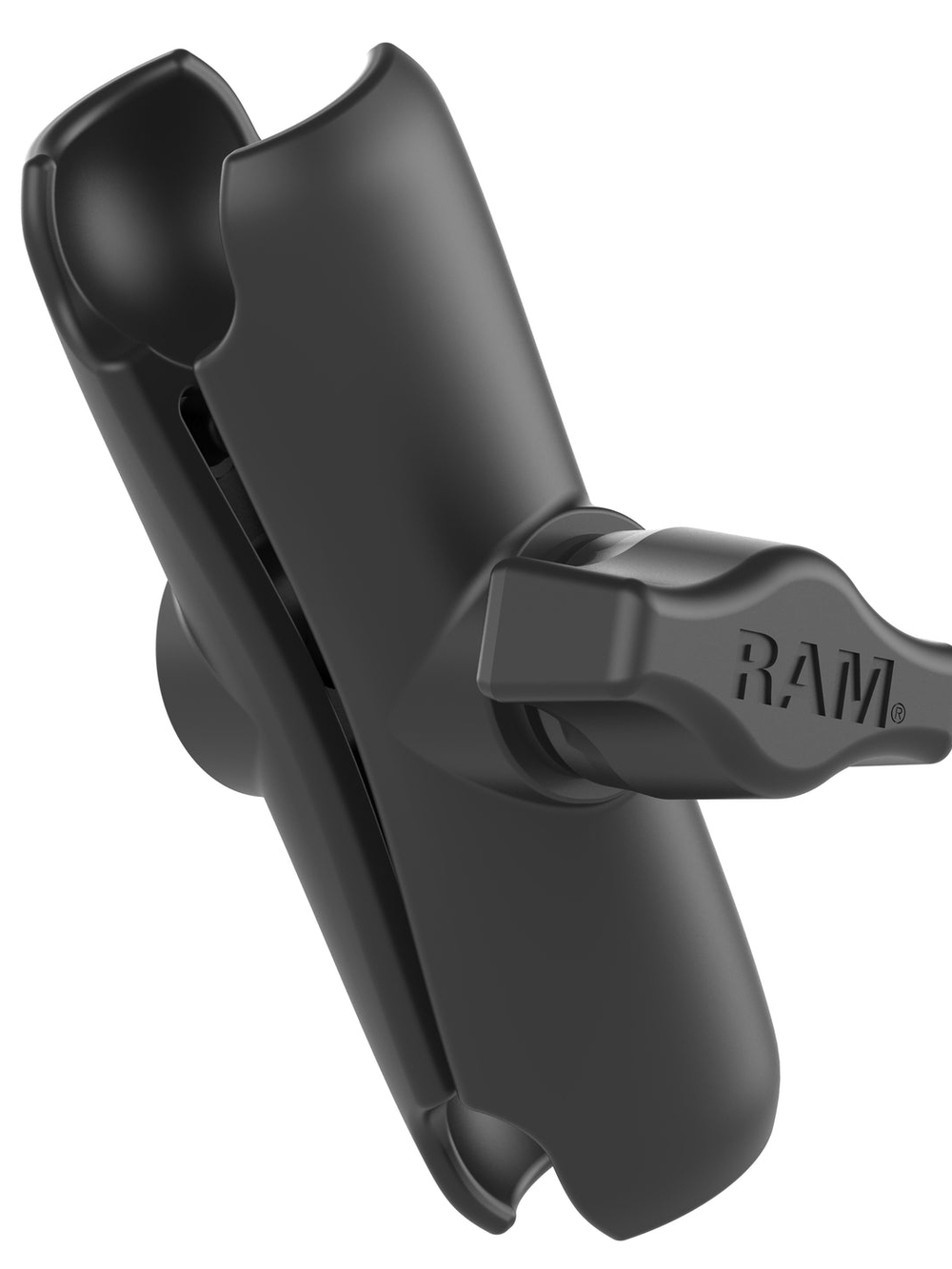 RAM Mounts RAM-B-201U 3 inch Aluminum Double 3 Socket Arm for 1" Ball